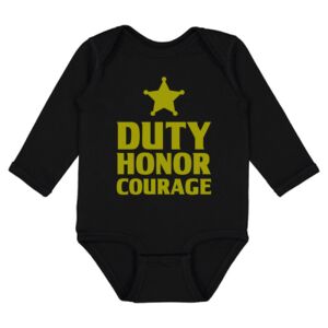 Infant Fine Jersey Long Sleeve Bodysuit Thumbnail