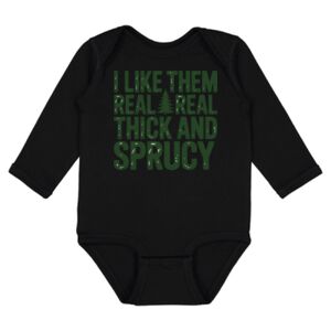 Infant Fine Jersey Long Sleeve Bodysuit Thumbnail
