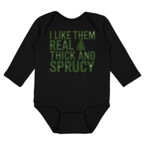 Infant Fine Jersey Long Sleeve Bodysuit Thumbnail