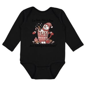 Infant Fine Jersey Long Sleeve Bodysuit Thumbnail