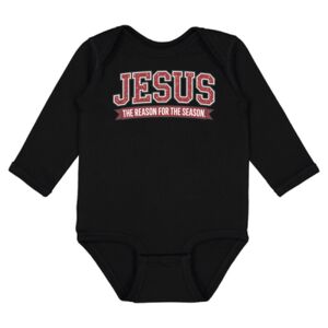 Infant Fine Jersey Long Sleeve Bodysuit Thumbnail