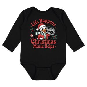 Infant Fine Jersey Long Sleeve Bodysuit Thumbnail