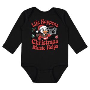 Infant Fine Jersey Long Sleeve Bodysuit Thumbnail