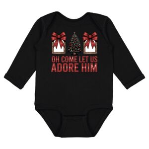 Infant Fine Jersey Long Sleeve Bodysuit Thumbnail