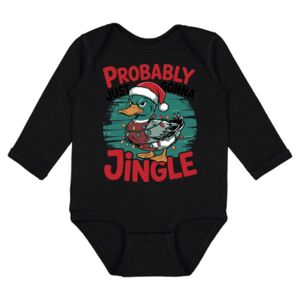 Infant Fine Jersey Long Sleeve Bodysuit Thumbnail