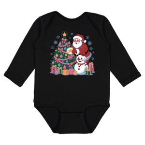 Infant Fine Jersey Long Sleeve Bodysuit Thumbnail