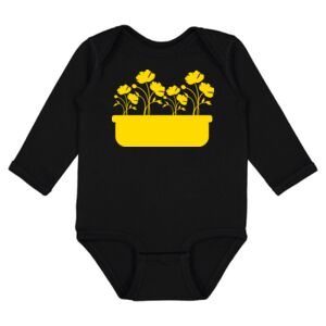 Infant Fine Jersey Long Sleeve Bodysuit Thumbnail