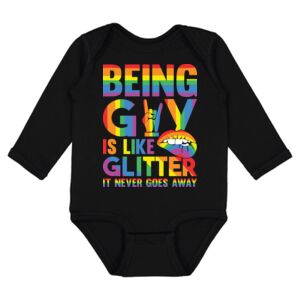 Infant Fine Jersey Long Sleeve Bodysuit Thumbnail