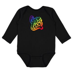 Infant Fine Jersey Long Sleeve Bodysuit Thumbnail