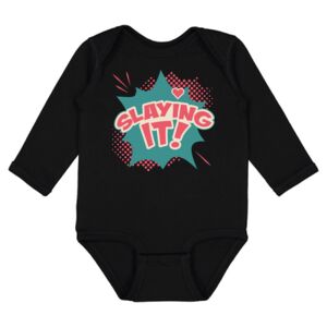 Infant Fine Jersey Long Sleeve Bodysuit Thumbnail
