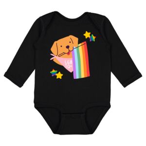Infant Fine Jersey Long Sleeve Bodysuit Thumbnail