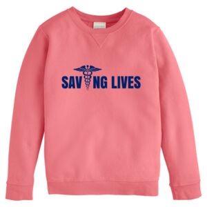 Garment-Dyed Youth Crewneck Sweatshirt Thumbnail