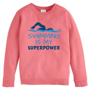 Garment-Dyed Youth Crewneck Sweatshirt Thumbnail