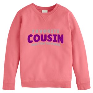 Garment-Dyed Youth Crewneck Sweatshirt Thumbnail
