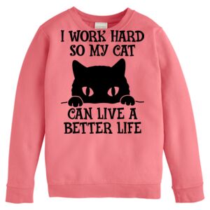 Garment-Dyed Youth Crewneck Sweatshirt Thumbnail