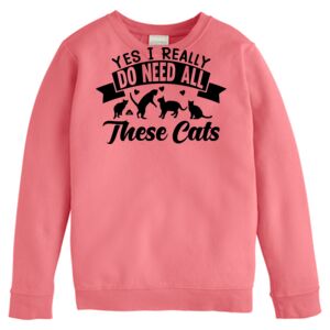 Garment-Dyed Youth Crewneck Sweatshirt Thumbnail