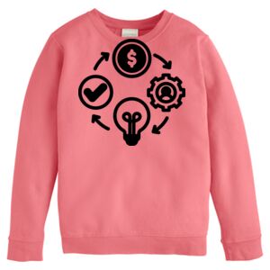 Garment-Dyed Youth Crewneck Sweatshirt Thumbnail