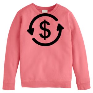 Garment-Dyed Youth Crewneck Sweatshirt Thumbnail