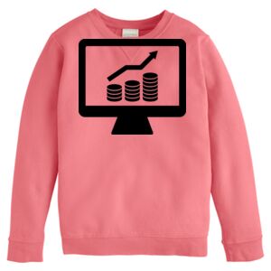 Garment-Dyed Youth Crewneck Sweatshirt Thumbnail