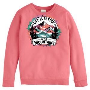 Garment-Dyed Youth Crewneck Sweatshirt Thumbnail