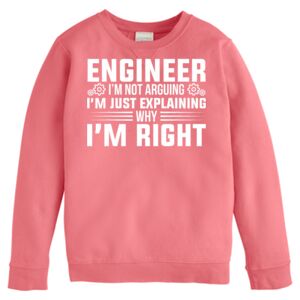 Garment-Dyed Youth Crewneck Sweatshirt Thumbnail