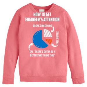 Garment-Dyed Youth Crewneck Sweatshirt Thumbnail