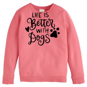 Garment-Dyed Youth Crewneck Sweatshirt Thumbnail