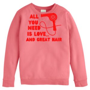 Garment-Dyed Youth Crewneck Sweatshirt Thumbnail