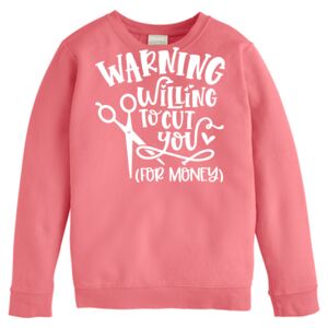 Garment-Dyed Youth Crewneck Sweatshirt Thumbnail