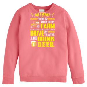 Garment-Dyed Youth Crewneck Sweatshirt Thumbnail