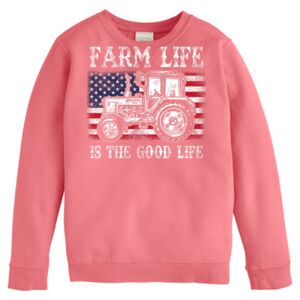 Garment-Dyed Youth Crewneck Sweatshirt Thumbnail