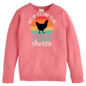 Garment-Dyed Youth Crewneck Sweatshirt Thumbnail