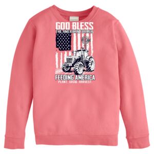 Garment-Dyed Youth Crewneck Sweatshirt Thumbnail