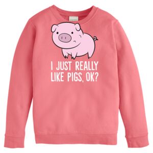 Garment-Dyed Youth Crewneck Sweatshirt Thumbnail