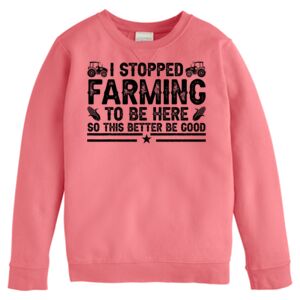 Garment-Dyed Youth Crewneck Sweatshirt Thumbnail