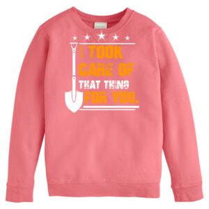 Garment-Dyed Youth Crewneck Sweatshirt Thumbnail