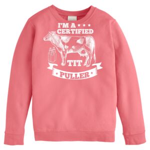 Garment-Dyed Youth Crewneck Sweatshirt Thumbnail