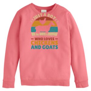 Garment-Dyed Youth Crewneck Sweatshirt Thumbnail