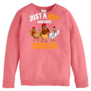 Garment-Dyed Youth Crewneck Sweatshirt Thumbnail