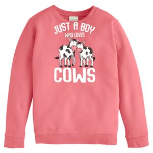 Garment-Dyed Youth Crewneck Sweatshirt Thumbnail