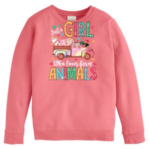 Garment-Dyed Youth Crewneck Sweatshirt Thumbnail