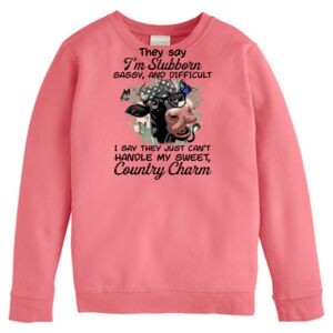 Garment-Dyed Youth Crewneck Sweatshirt Thumbnail