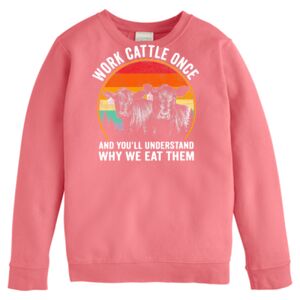 Garment-Dyed Youth Crewneck Sweatshirt Thumbnail