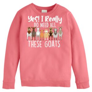 Garment-Dyed Youth Crewneck Sweatshirt Thumbnail