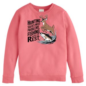 Garment-Dyed Youth Crewneck Sweatshirt Thumbnail