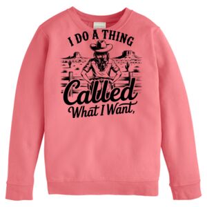 Garment-Dyed Youth Crewneck Sweatshirt Thumbnail