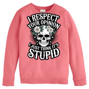 Garment-Dyed Youth Crewneck Sweatshirt Thumbnail