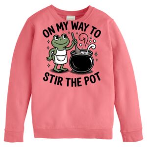 Garment-Dyed Youth Crewneck Sweatshirt Thumbnail