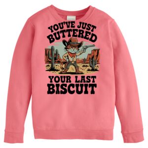 Garment-Dyed Youth Crewneck Sweatshirt Thumbnail