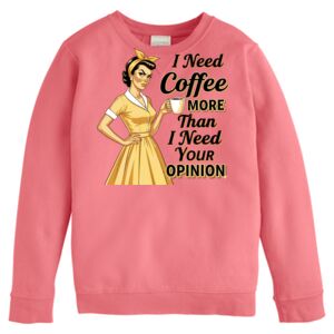 Garment-Dyed Youth Crewneck Sweatshirt Thumbnail